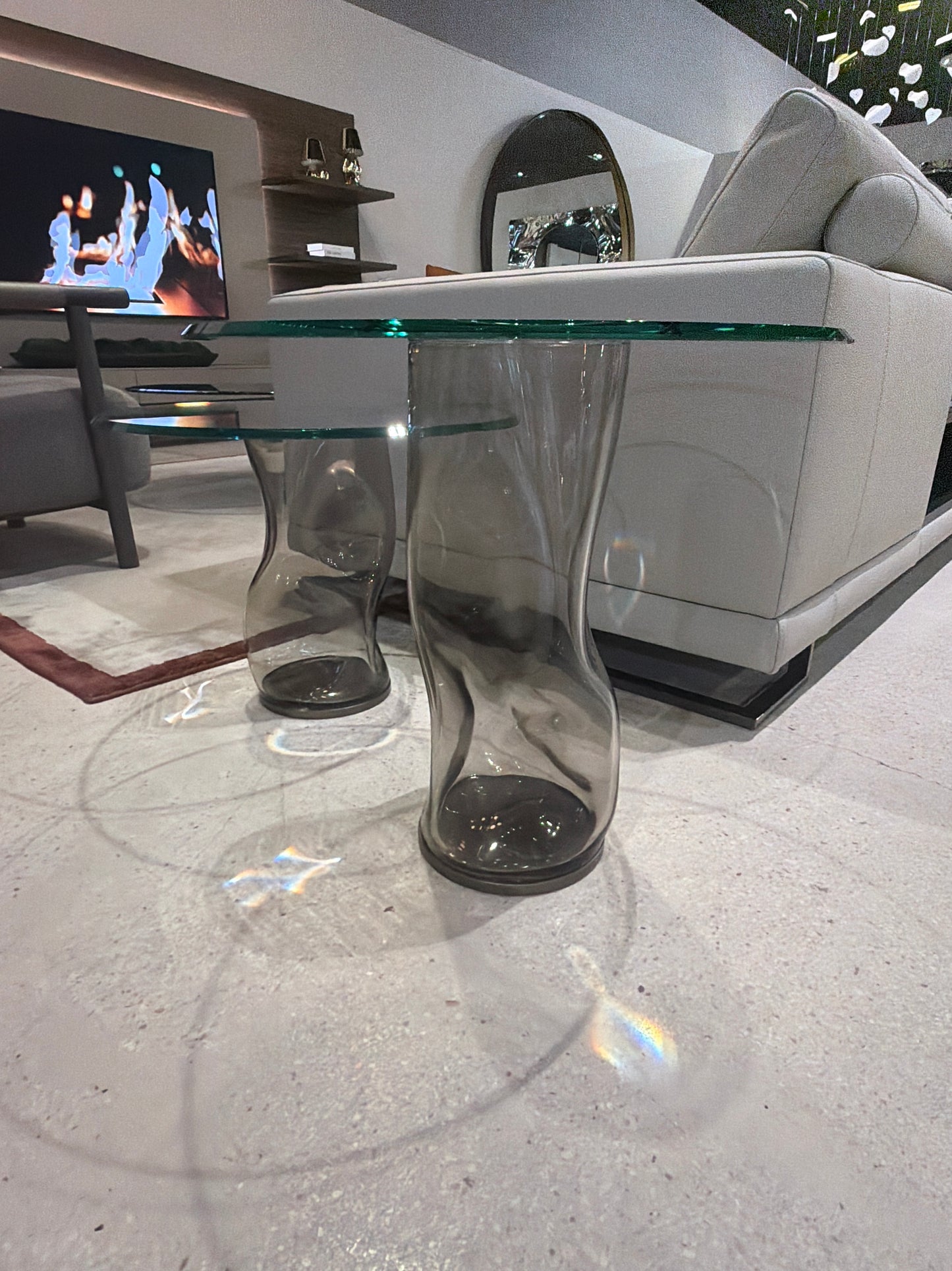 Reflex Dandolo Smoked Glass Side table