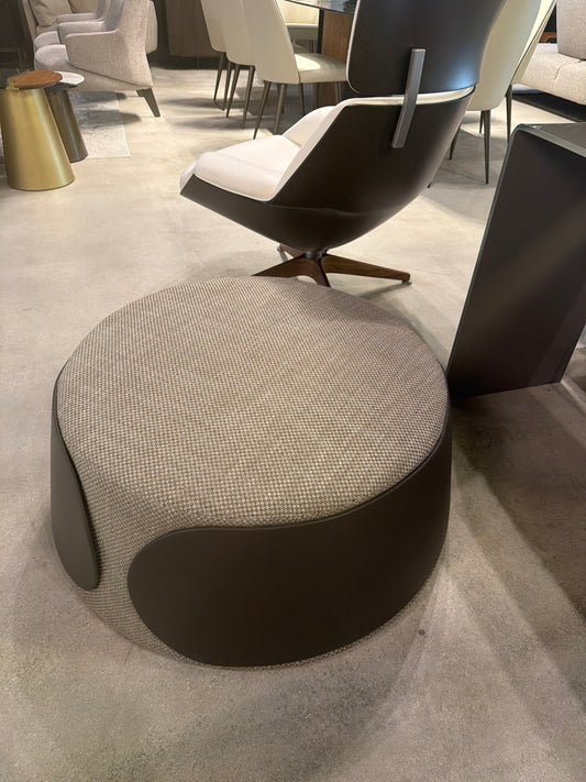 Tonin Casa Mama Pouf- Large Size Leather/Fabric