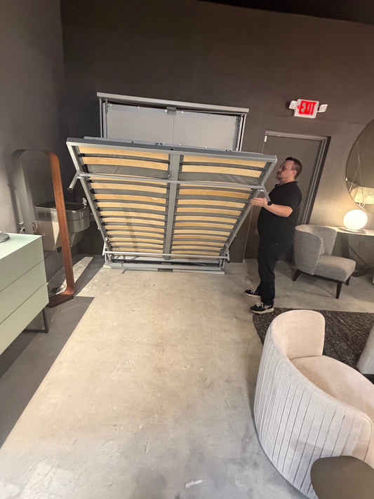 Smart Beds- Bookcase Murphy Bed with Matress