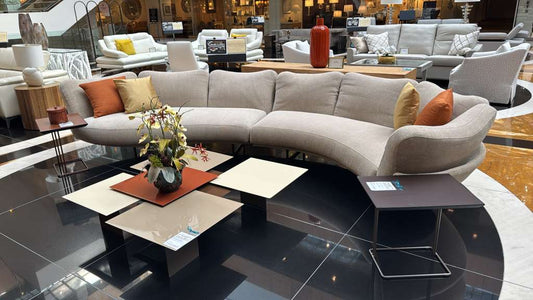 Il Loft Free Spirit Curved Sectional Sofa in Fabric