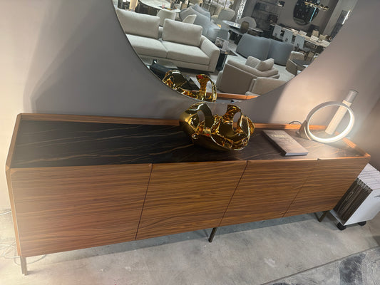 Bontempi Pica Walnut Credenza Sideboard
