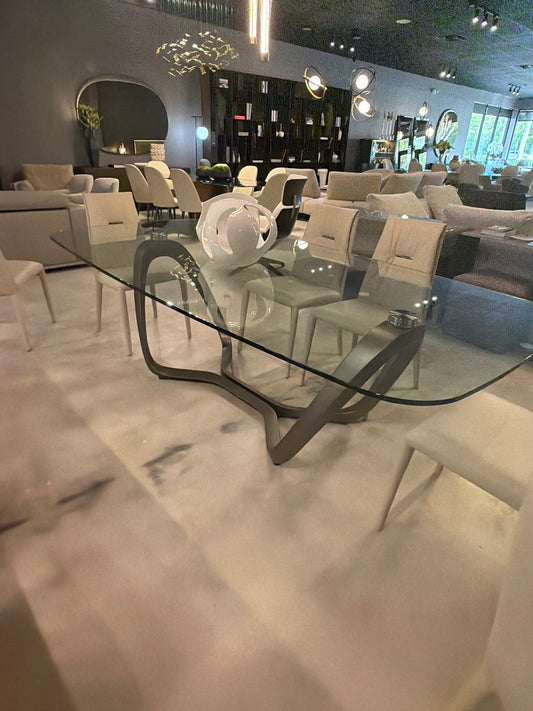 Reflex Angelo Segno Dining Table Glass Top