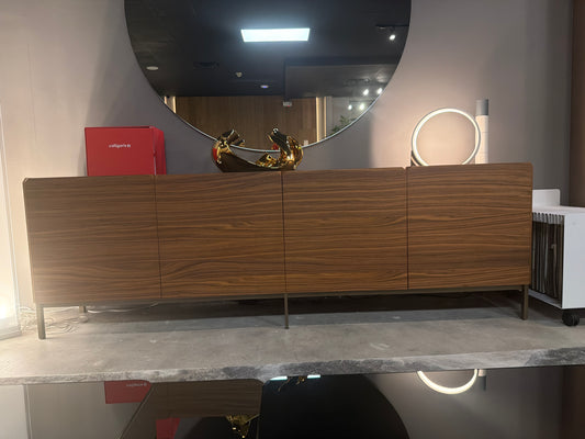 Bontempi Pica Walnut Credenza Sideboard