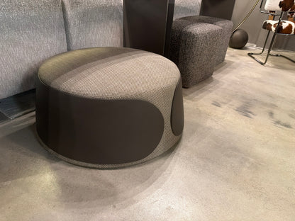 Tonin Casa Mama Pouf- Large Size Leather/Fabric