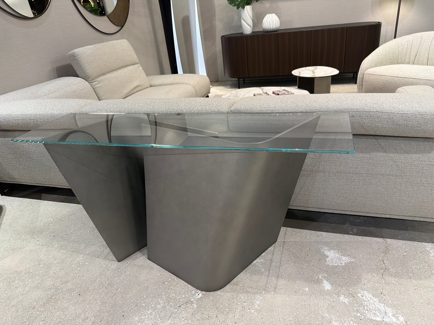 Reflex Angelo Glass Console Table