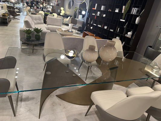 Reflex Angelo Vele Dining Table Glass Top