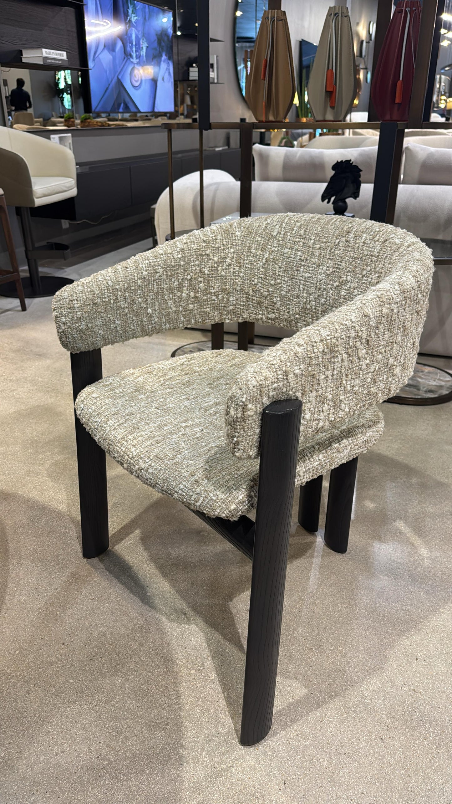 Ditre Biarritz Black Ash, Dining Chair