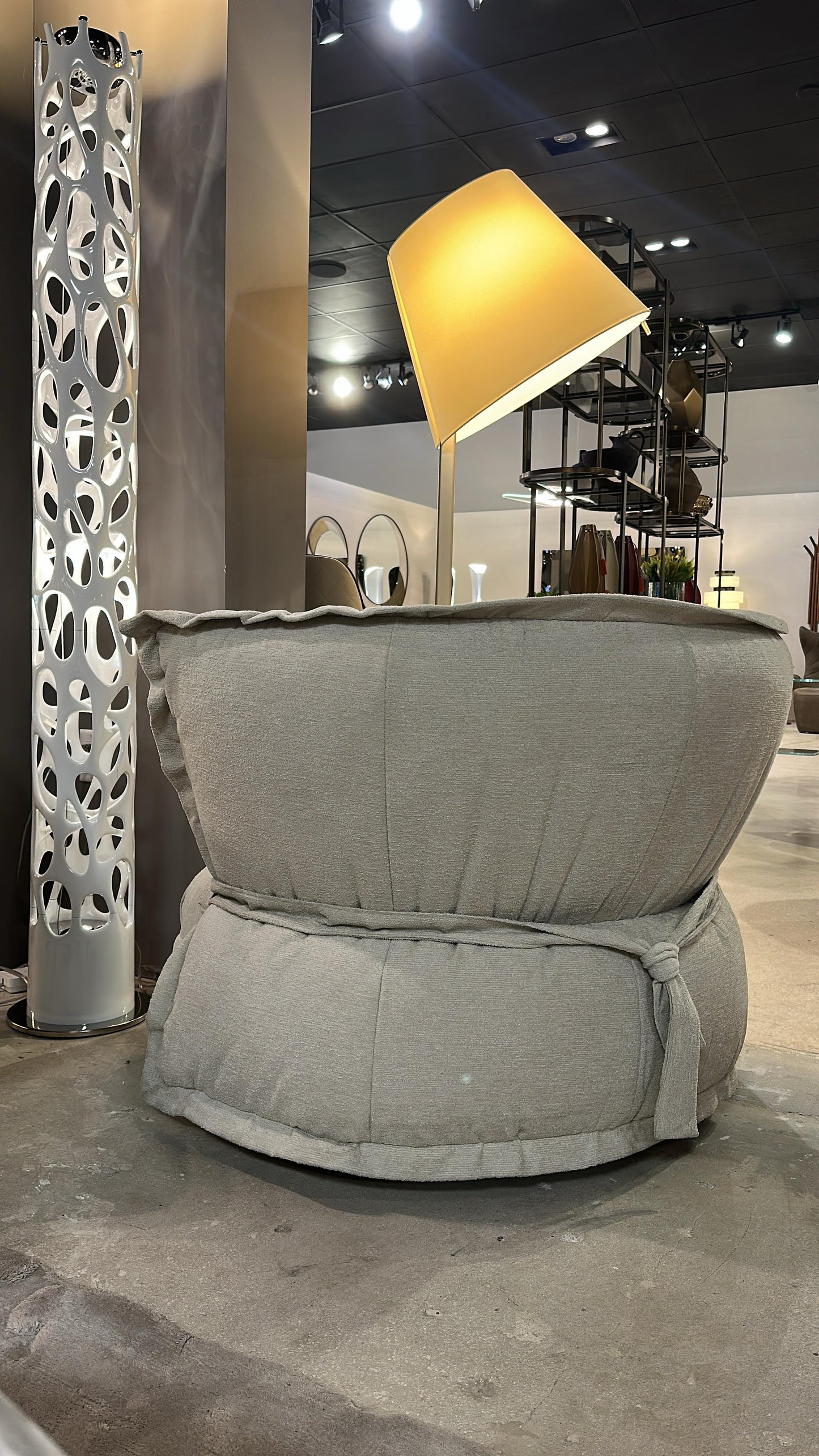 Ditre Puppet Fabric Upholstered Accent Chair