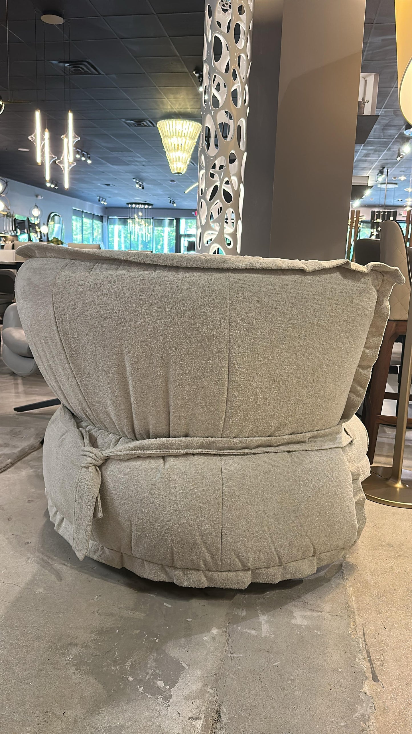 Ditre Puppet Fabric Upholstered Accent Chair