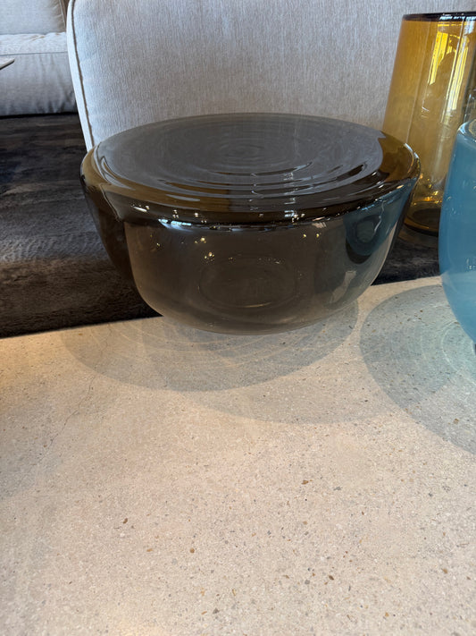 Bontempi Casa H2O Glass Coffee Table/Side Table in Acqua, Ambar, smoke