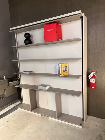 Smart Beds- Bookcase Murphy Bed with Matress