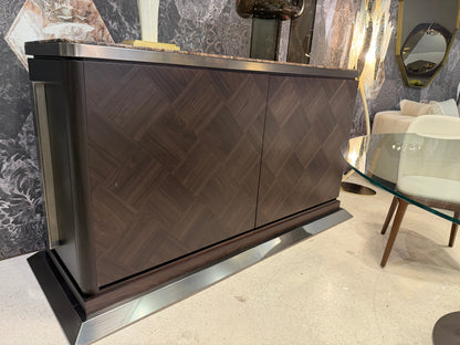 Smania Mayson Sideboard with Stone Top and Refrigerator