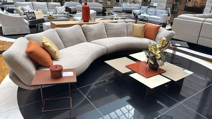 Il Loft Free Spirit Curved Sectional Sofa in Fabric
