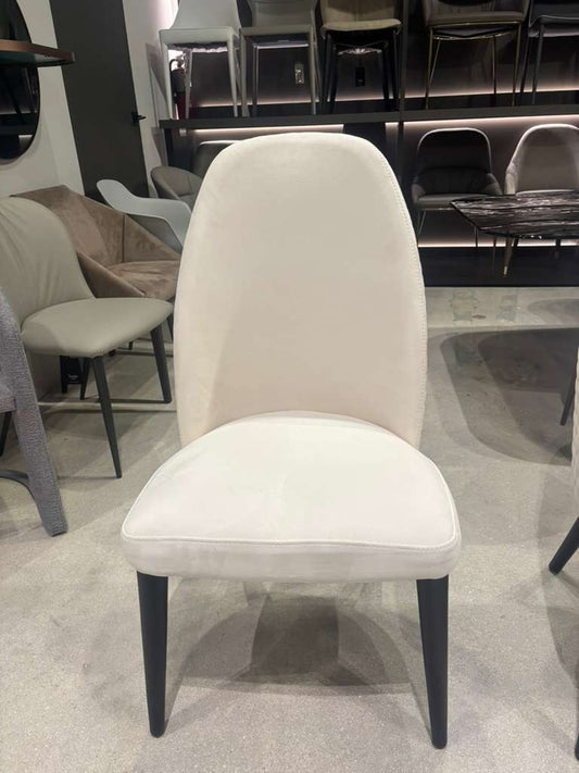 Stone International Victoria Dining  Arm Chair- Nabuk Quilted Ivory